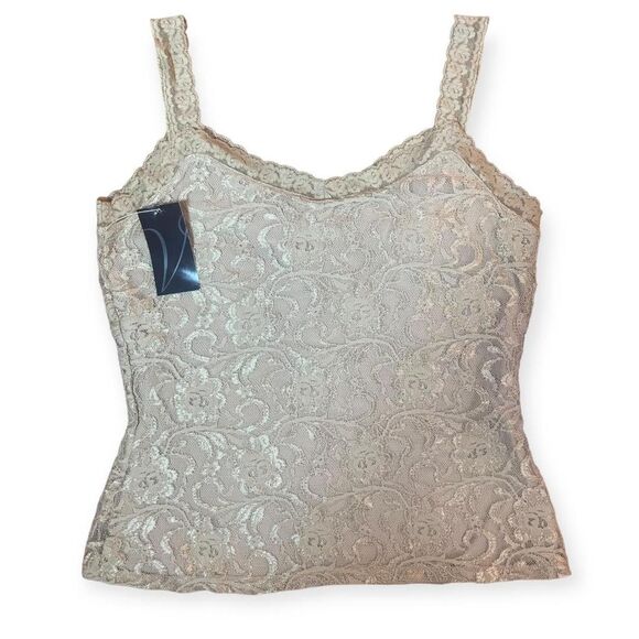 Valerie Stevens new with tags y2k lace beige cami tank - Picture 8 of 8